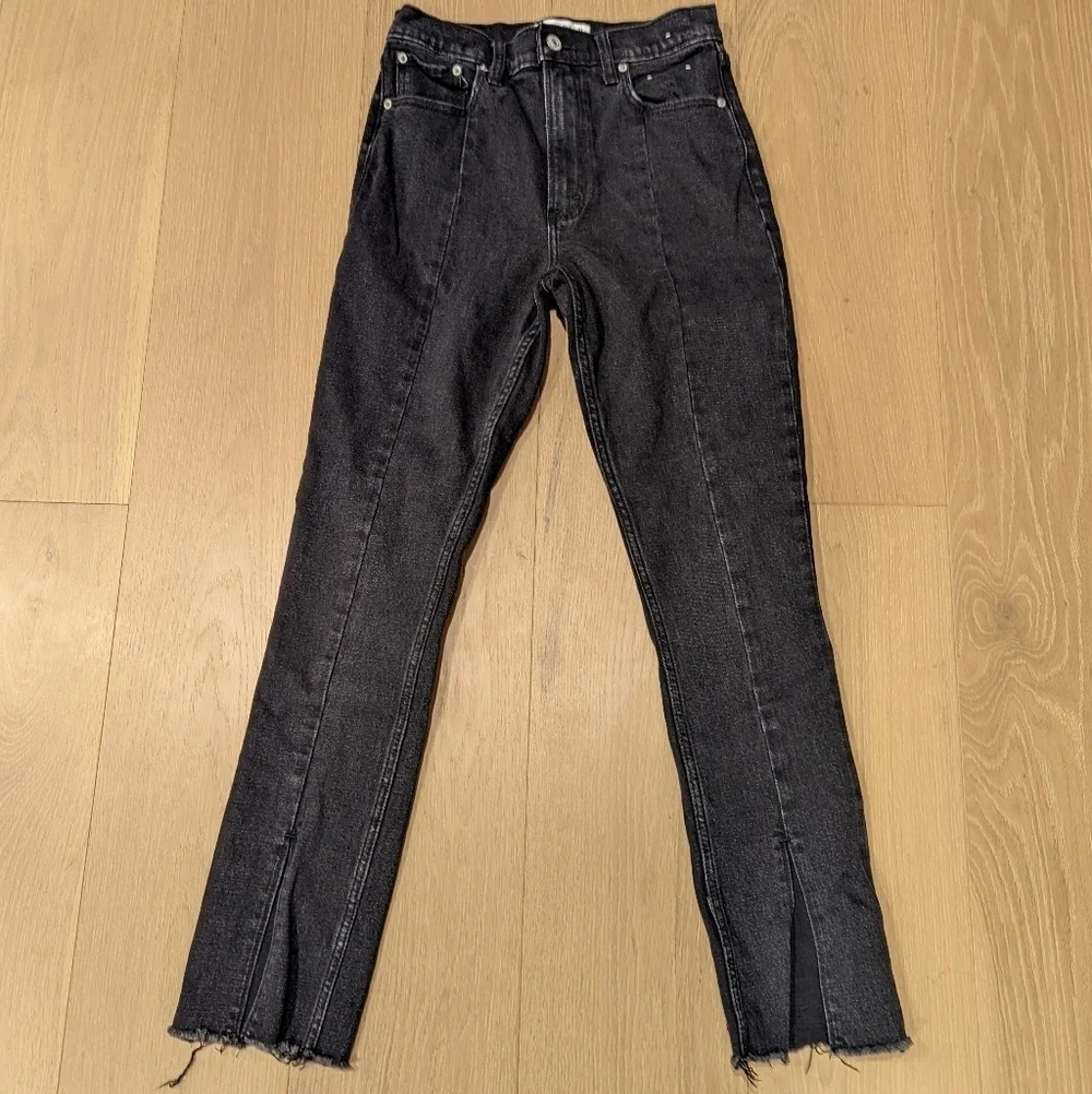 Women's Abercrombie Skinny High Rise Black Jeans